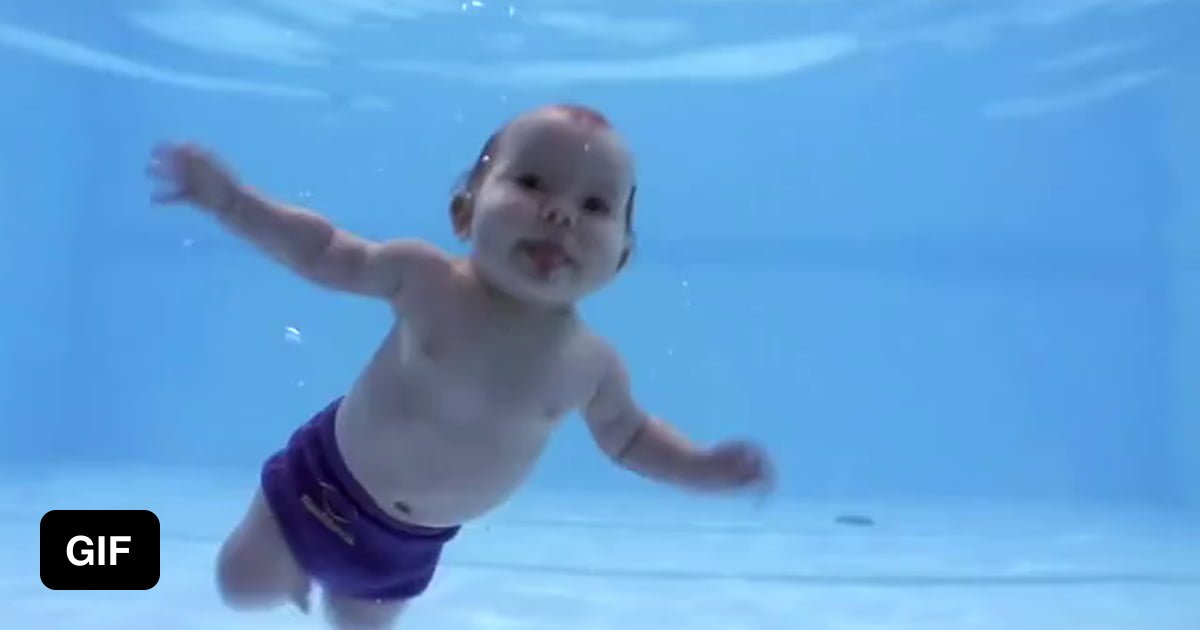 The infant swim reflex 9GAG