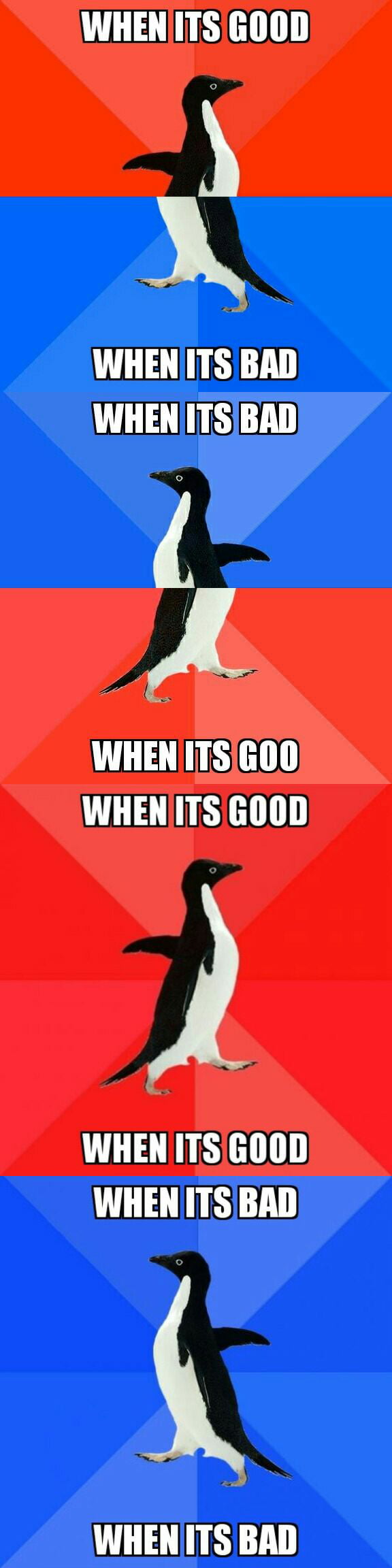 How to use Socially Awkward/Awesome Format(blue is bad/awkward while ...