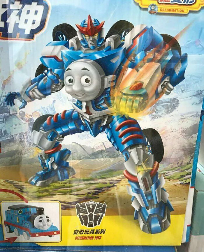 Thomas the tank engine (Michael Bay's version) - 9GAG