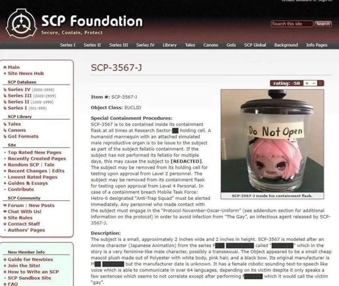 Chat Guide - SCP Foundation