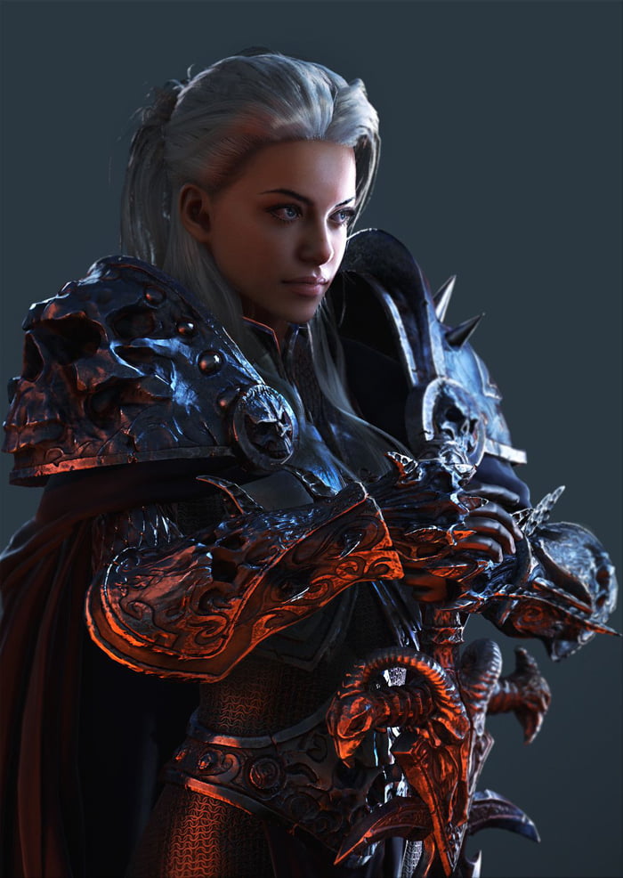 If Any Wow Fans I Found This Jaina As Lich King Fanart And It