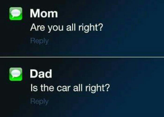 The Difference Between Mom And Dad 9gag