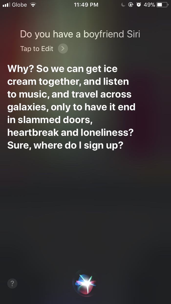 Uhm Siri Are You Okay Gag