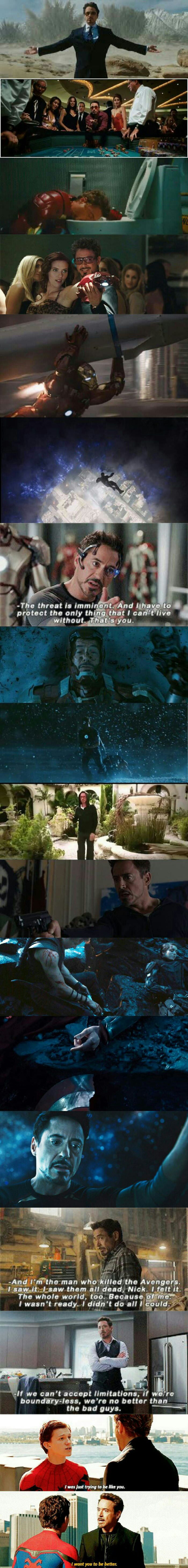 Tony Stark's character development