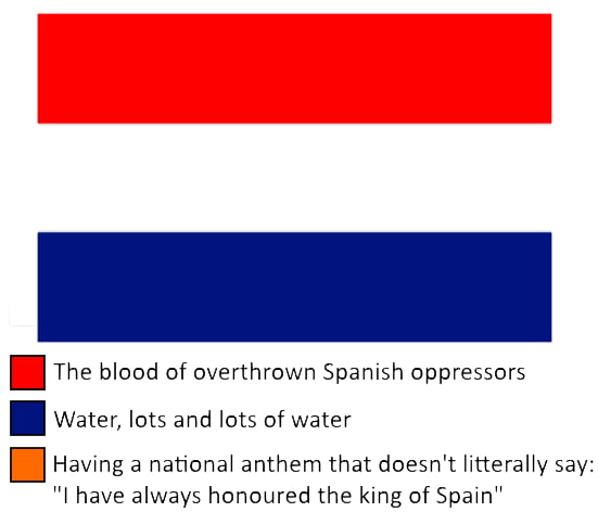 The True Meaning Of The Flag Of The Netherlands 9gag