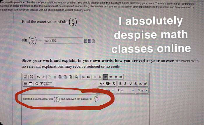 Pass any math exam with this one simple trick - 9GAG