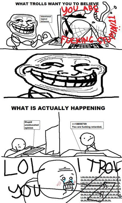 Troll Face LoL - LOL Troll meme face | Magnet