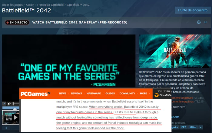 The best work Dice has done in relation to Battlefield 2042 is cherry ...