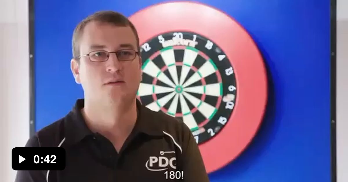 Whilst preparing for the last16 of the darts tonight, referee Kirk