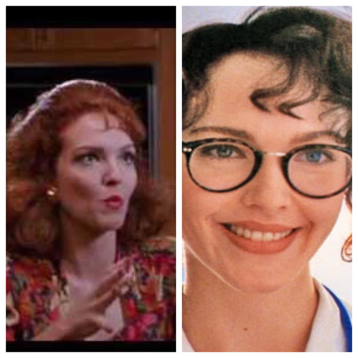 Amy Yasbeck playing two totally different characters in Problem Child 1 ...