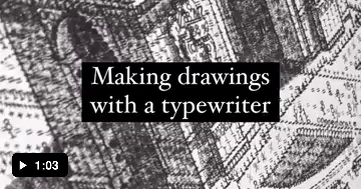 Making art using a typewriter - 9GAG