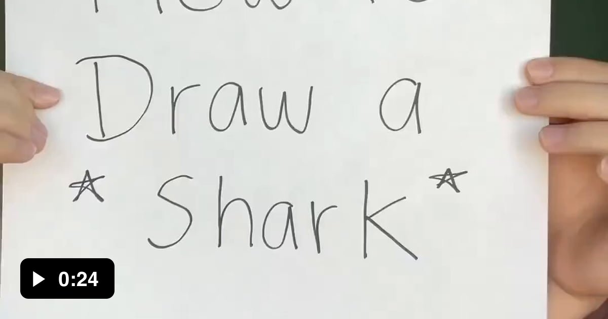 Draw a shark - 9GAG