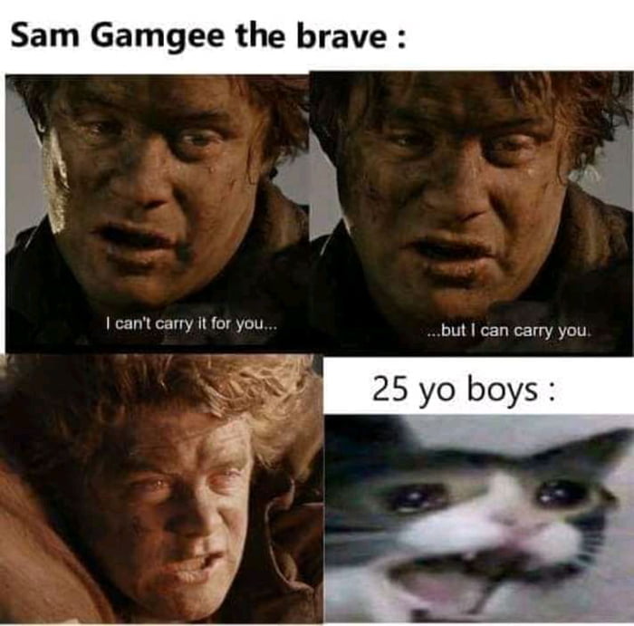 frodo meme cross eyed