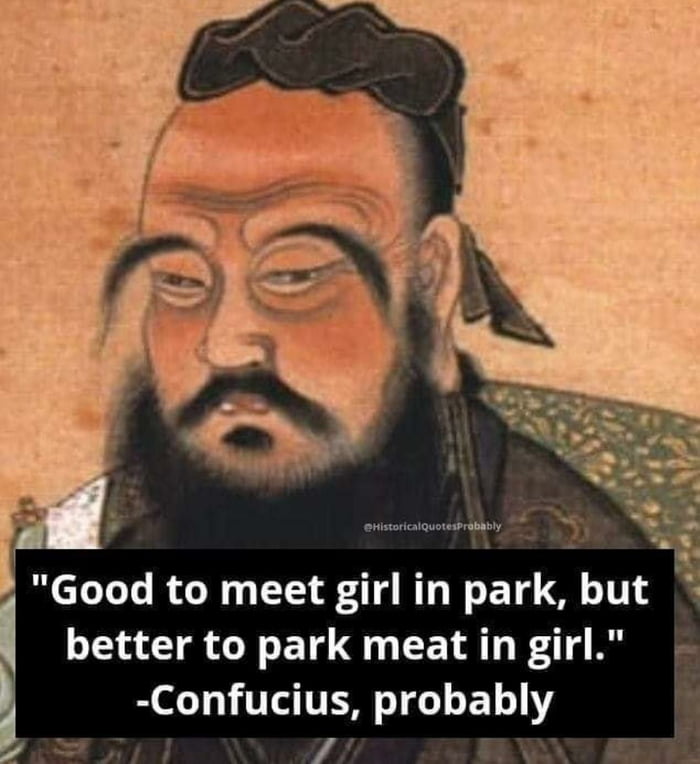 confucius meme peanut butter
