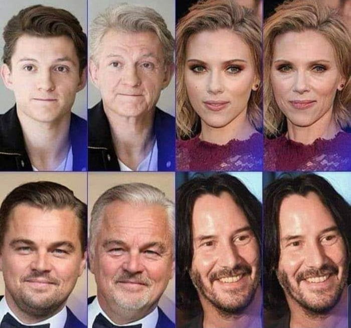 Keanu after Faceapp - 9GAG