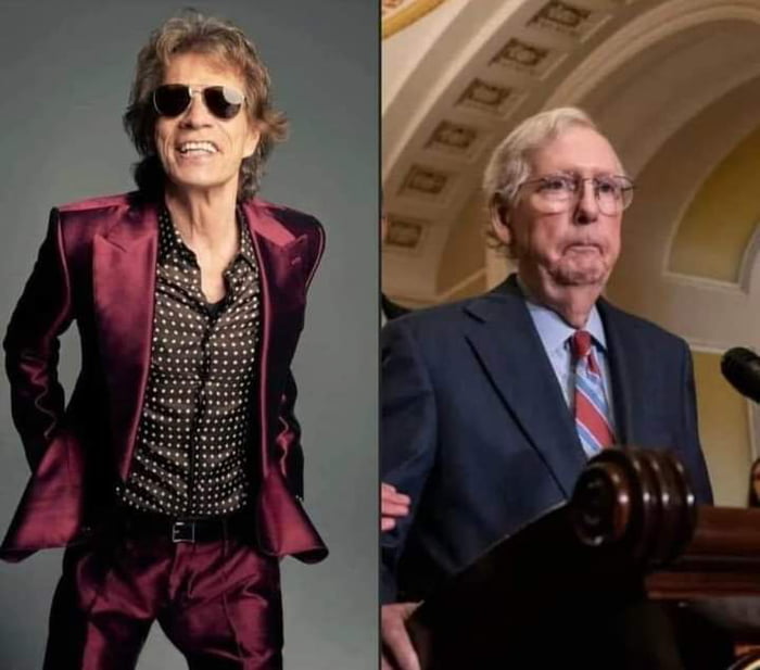 Mick Jagger Tiene A Os Y Mitch Mcconnell Tiene A Os Verlos Uno