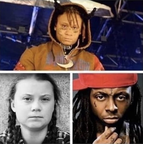 Hits Blunt What If Trippie Redd Is Just Greta Thunberg Cosplaying Lil