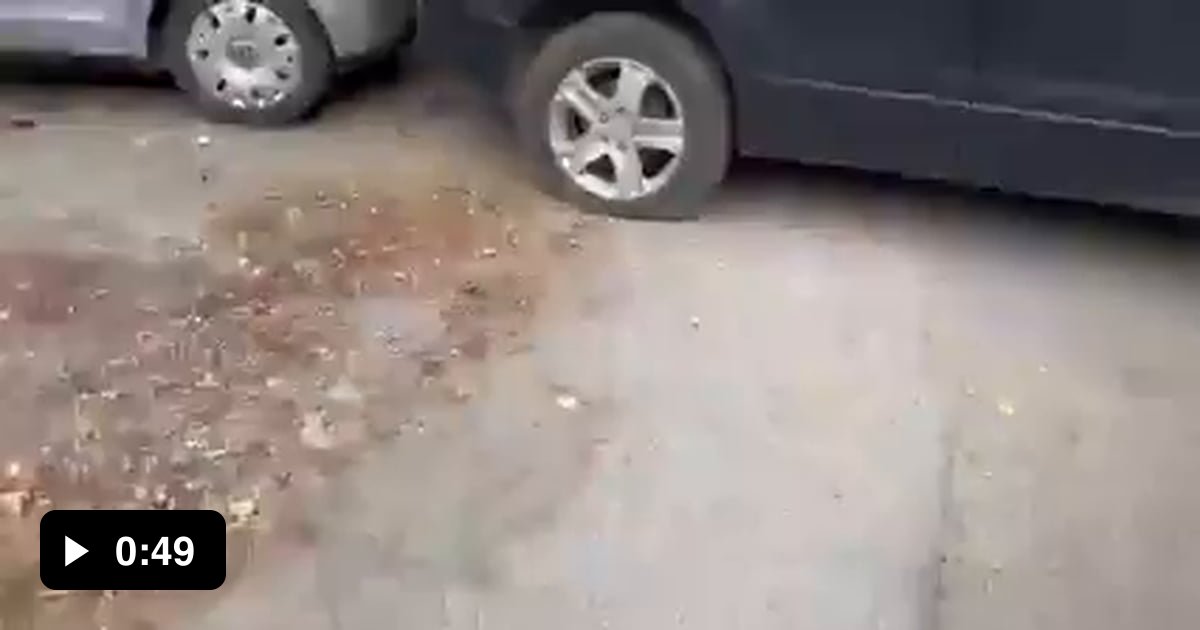 A drunk driver hits multiple vehicles in an apartment block, slams into ...