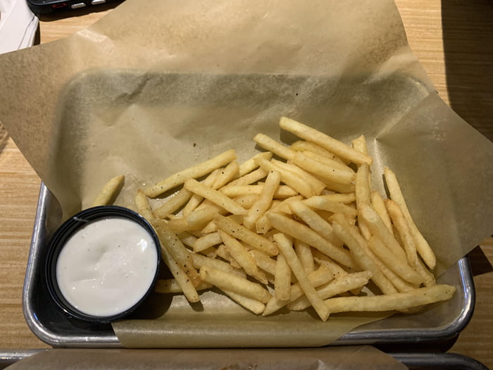 $4.95 fries at Buffalo Wild Wings. - 9GAG