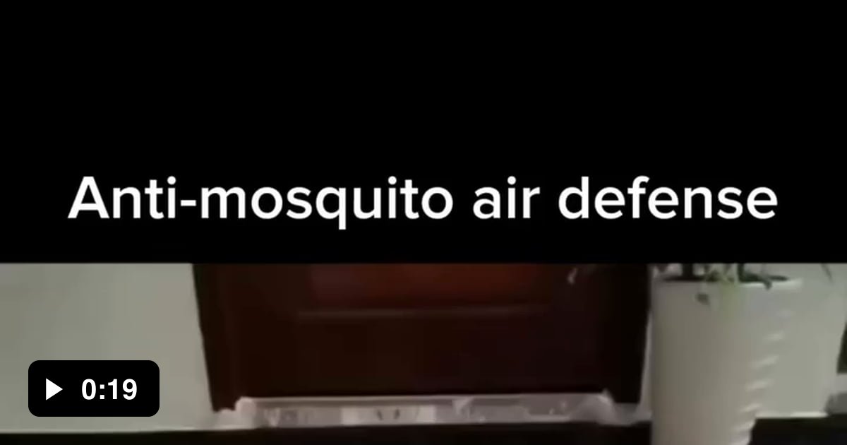 A Chinese engineer built an anti mosquito aur defence system - 9GAG