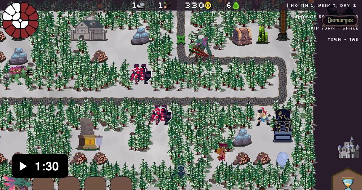 Hey, I'm a solo dev and this is my game called Demiurges. It's a turn ...