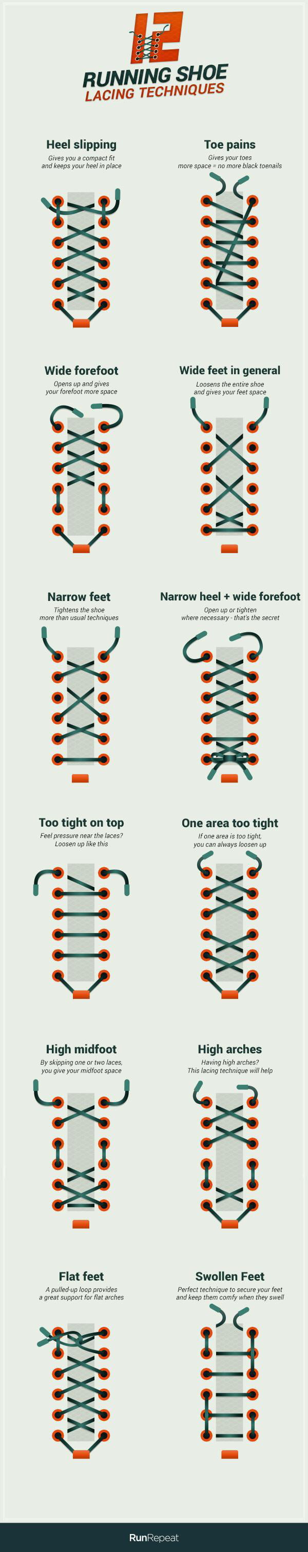 How to tie your trainers/sneakers to fix various problems - 9GAG