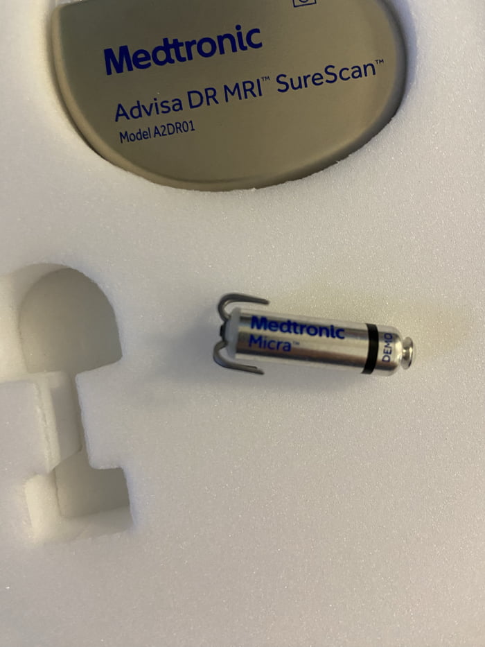 Leadless pacemarkers are just an electrode with a fishing hook. 9GAG