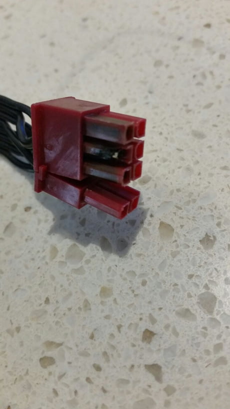 Buring smell coming from PC. pcie cable litterally melted. GPU is ...