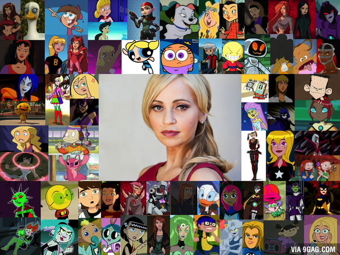 I see your Grey Delisle, and I raise you Tara Strong - 9GAG