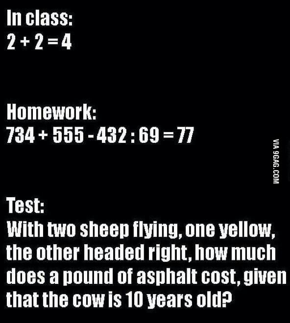 Maths In A Nutshell 9gag