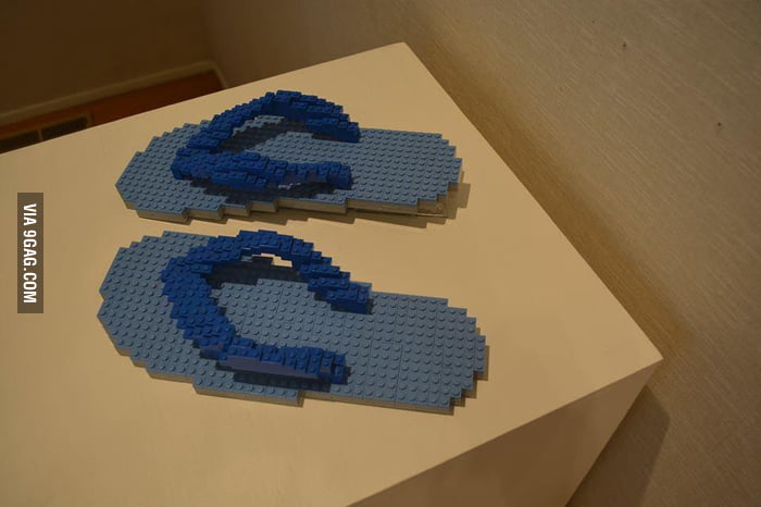 lego flip flops