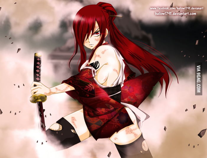 Fairy Tail Erza Wallpaper 4k HD Png Download  vhv