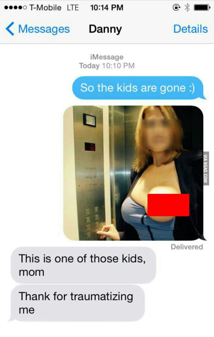 94 points * 10 comments - Sexting gone bad 😵 - 9GAG has the best funny pic...