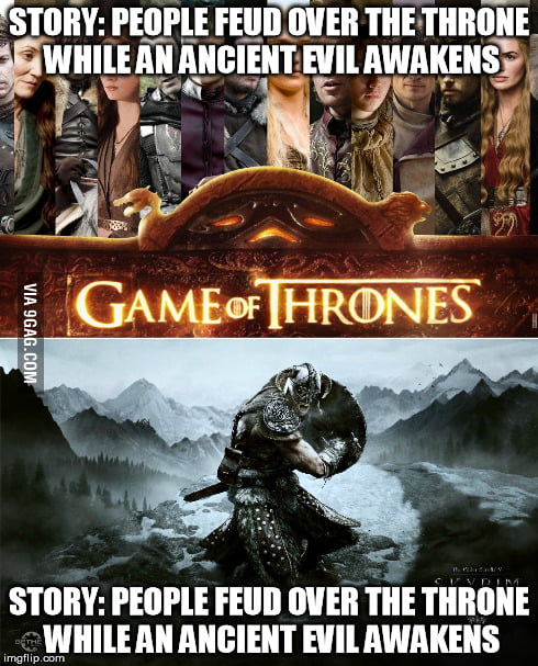skyrim vs game of thrones