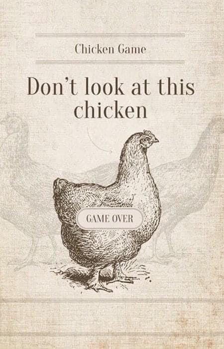 The chicken game challenge. - 9GAG