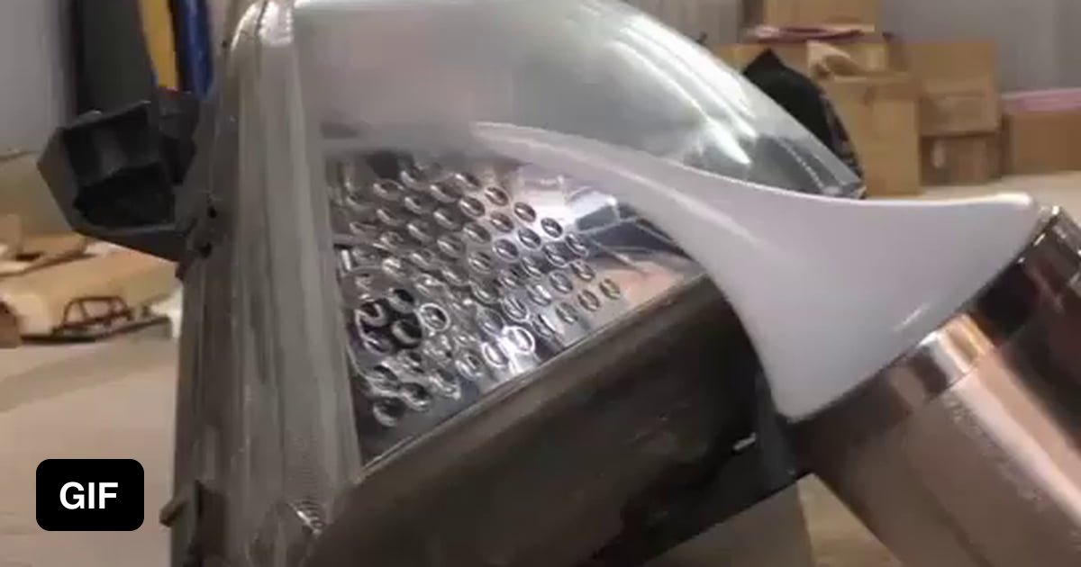 Restoring A Foggy Headlight With Acetone Vapor 9GAG