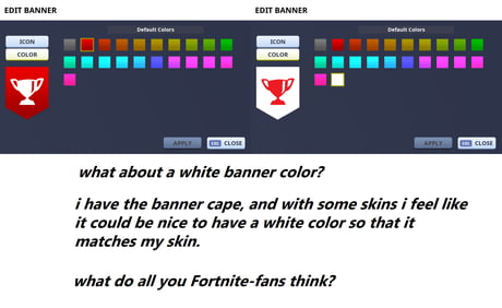 White Banner Color 9gag