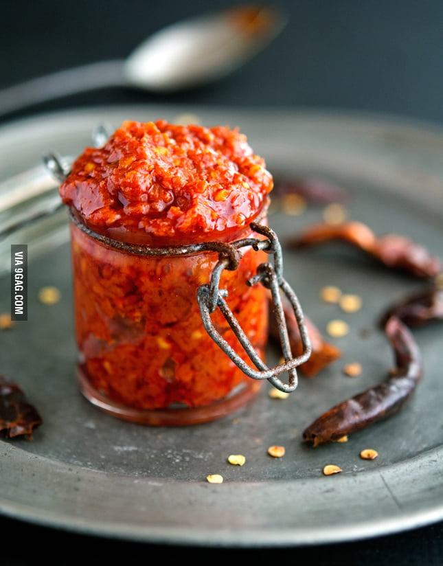 Harissa (Spicy Red Pepper Paste) - 9GAG