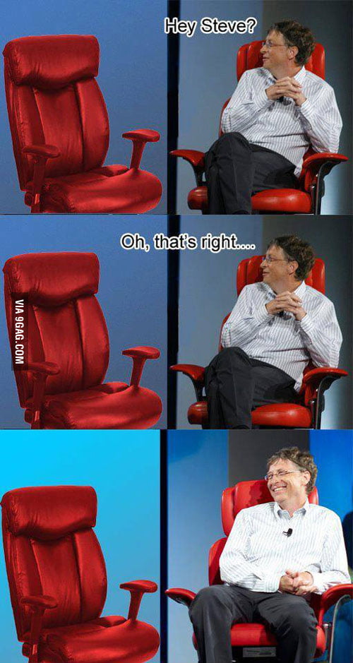 Steve Jobs And Bill Gates Gag