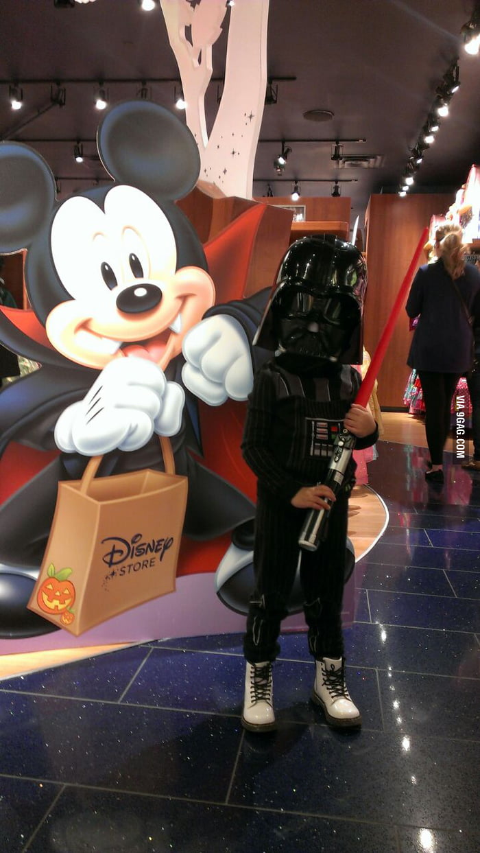 My daughter was the only girl that wasn't a princess for a Disney Store ...