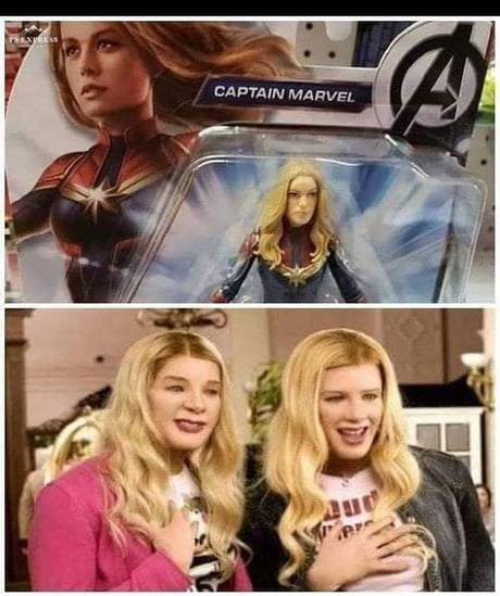 Captain Marvel Is A White Chick 9gag