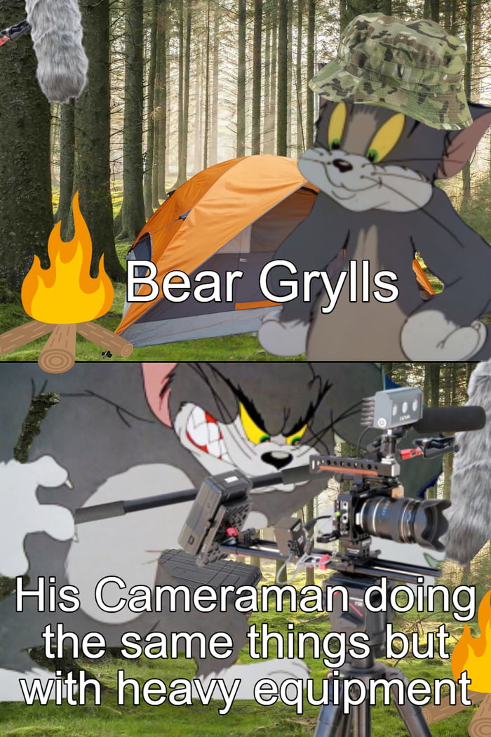 man vs wild cameraman man vs wild cameraman