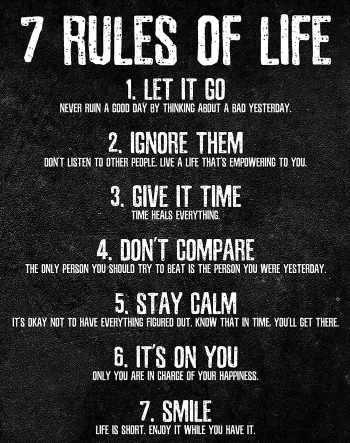Daily Rules To Live By If You Open