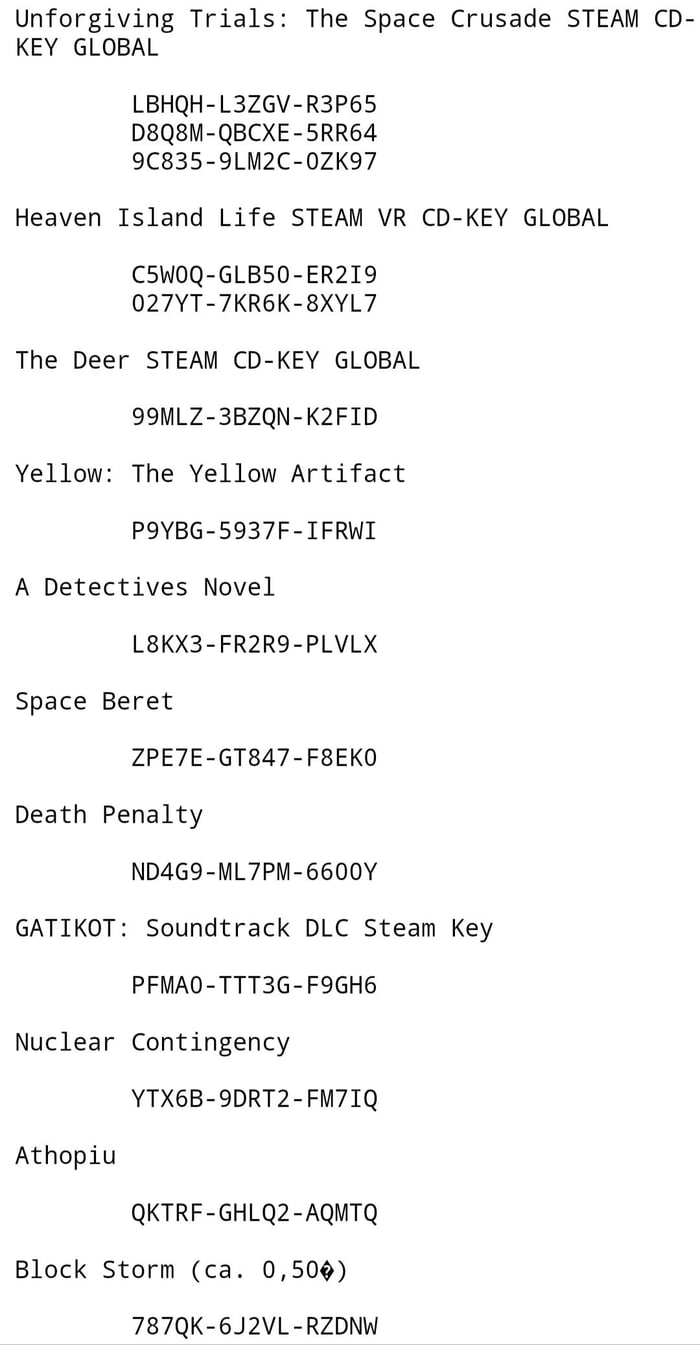 Some free Steam keys for you - 9GAG