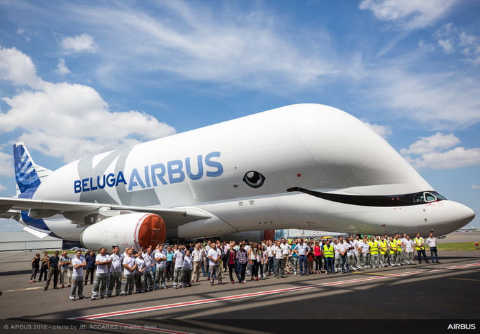 The Airbus ‘Beluga’ A300-600ST Was Designed To Transport Oversized Air ...