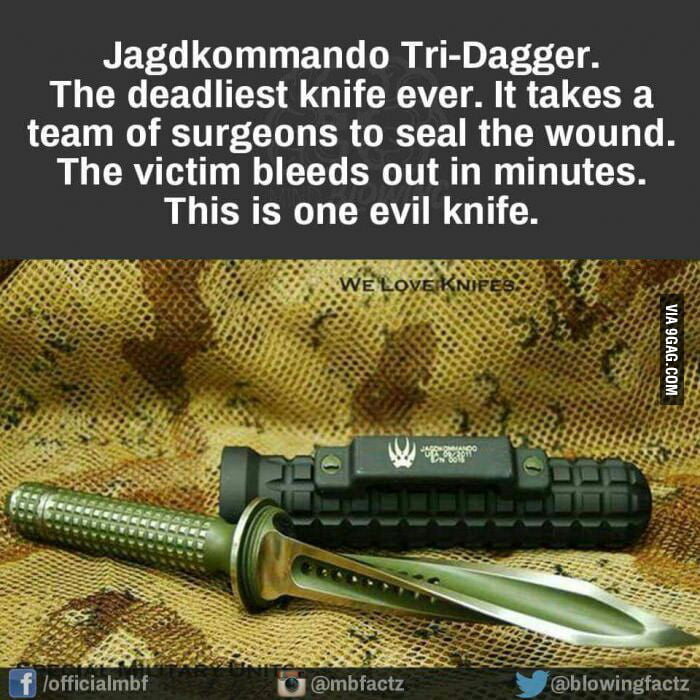 One deadly knife 9GAG