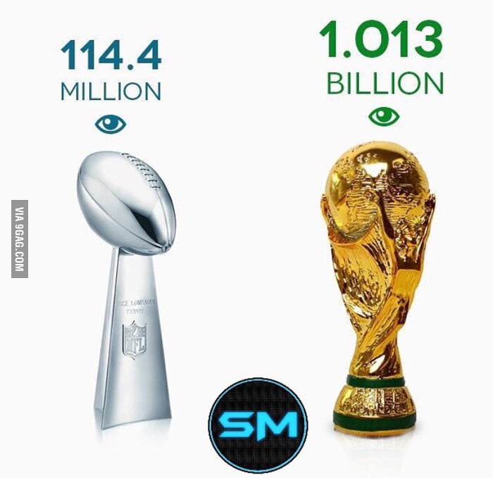 Super Bowl vs World Cup 9GAG