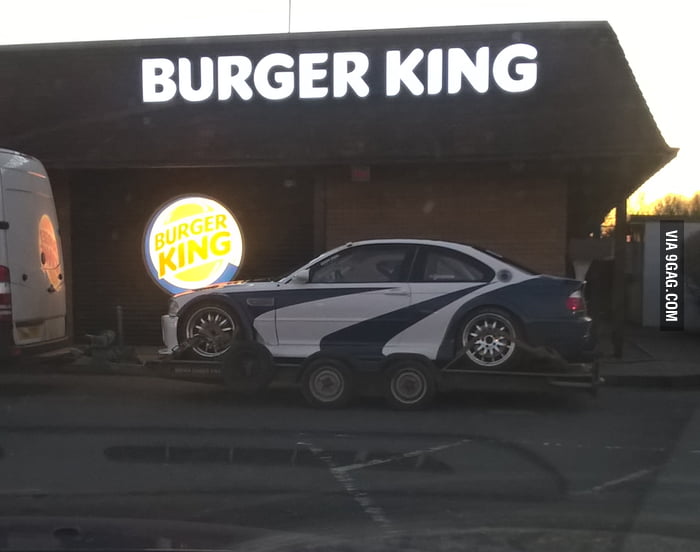 Saw my childhood hero getting a Burger King... 9GAG