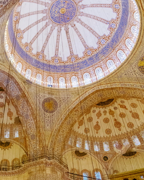 The Blue Mosque Is Famous For The Hand Painted Blue Tiles
