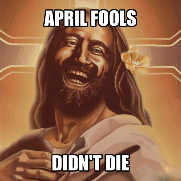 Happy Easter and April Fools Day! 9GAG